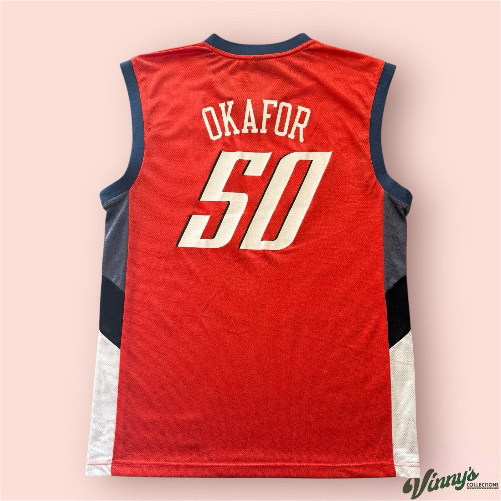 Reebok NBA Charlotte Bobcats Emeka Okafor Basketball Jersey Mens Medium