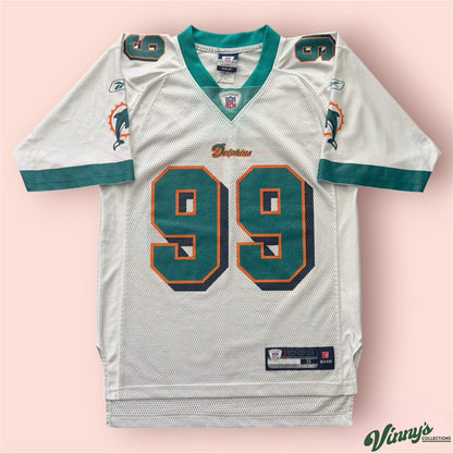 Reebok NFL Miami Dolphins Jason Taylor Football Jersey Mens Small