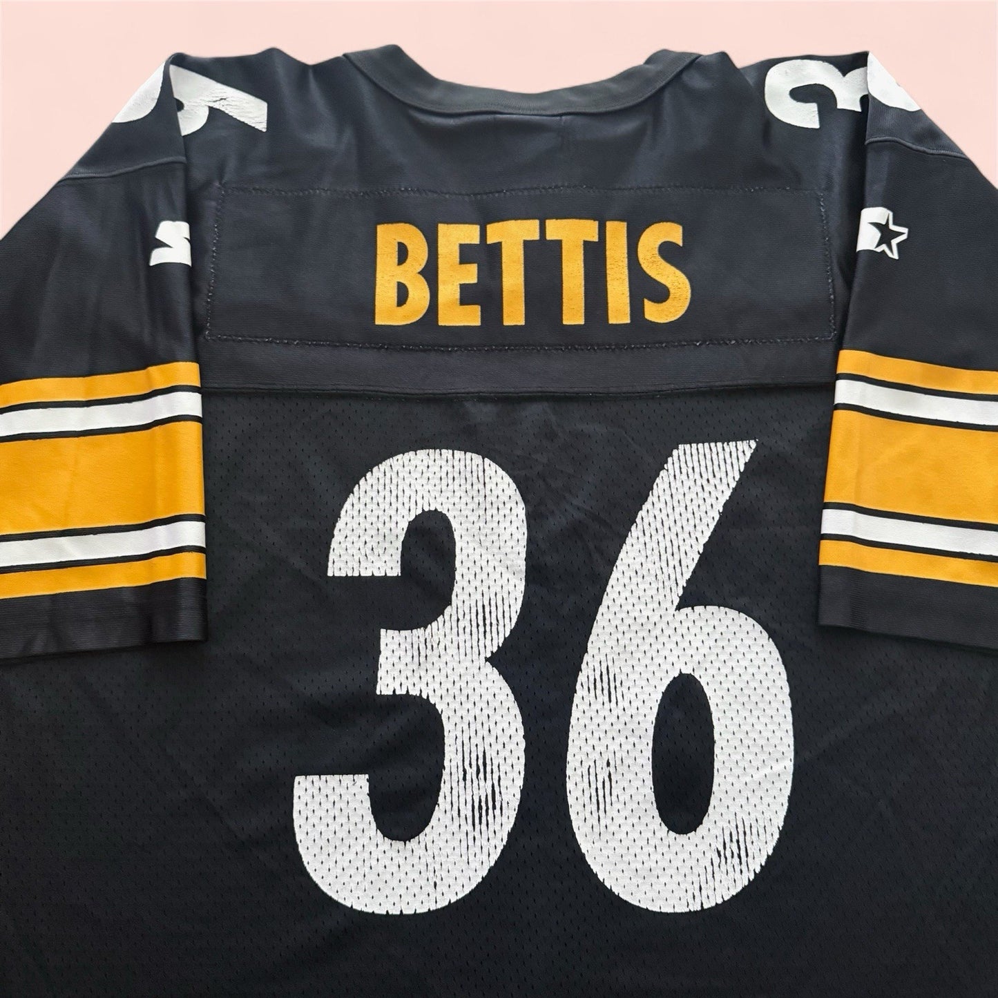 Starter NFL Pittsburgh Steelers Jerome Bettis Football Jersey Mens 48 Large