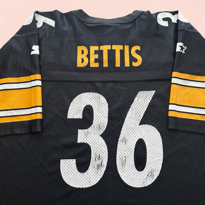 Starter NFL Pittsburgh Steelers Jerome Bettis Football Jersey Mens 48 Large