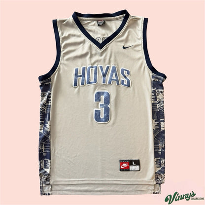 Nike NCAA Georgetown Hoyas Allen Iverson College Basketball Jersey Mens Large