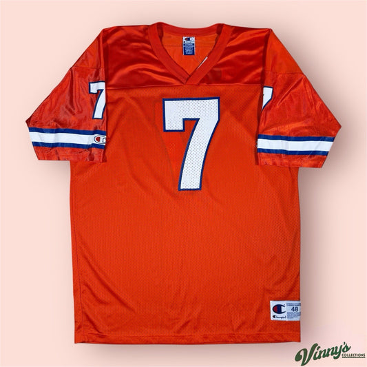 Vintage Champion NFL Denver Broncos John Elway Football Jersey Mens 48 XL