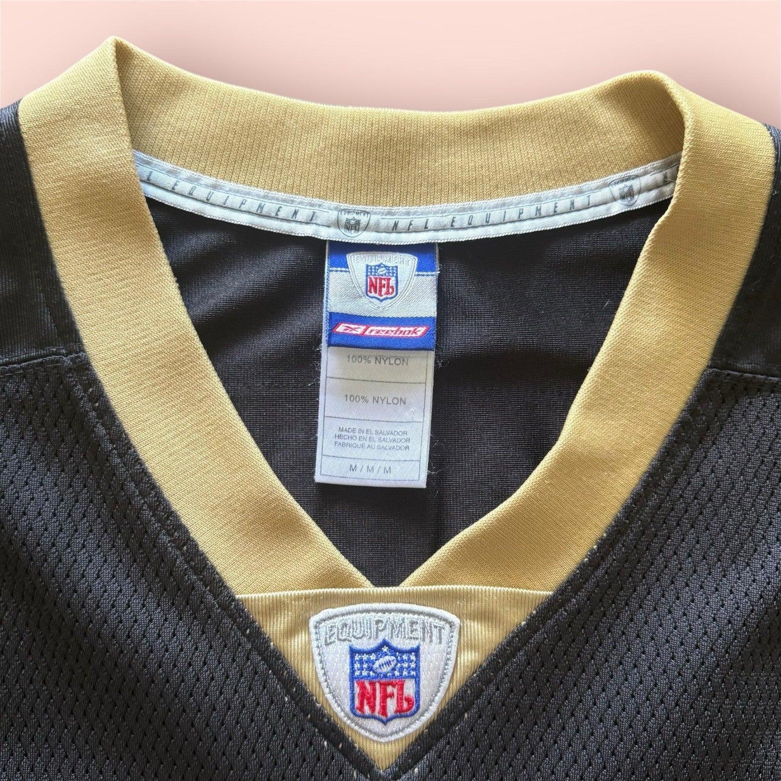Reebok NFL New Orleans Saints Joe Horn Football Jersey Mens Medium