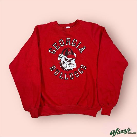 Vintage NCAA Georgia Bulldogs College Sweatshirt Mens Large
