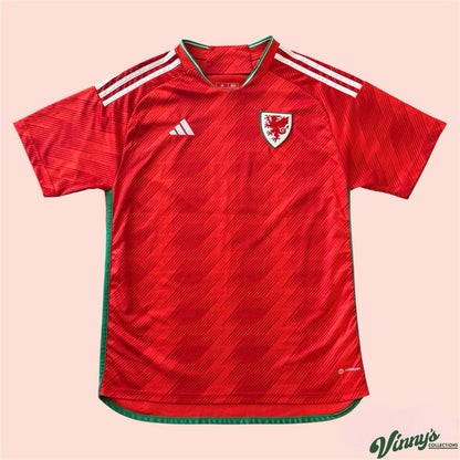 Adidas 2022 Wales National Soccer Kit Home Jersey Mens Medium