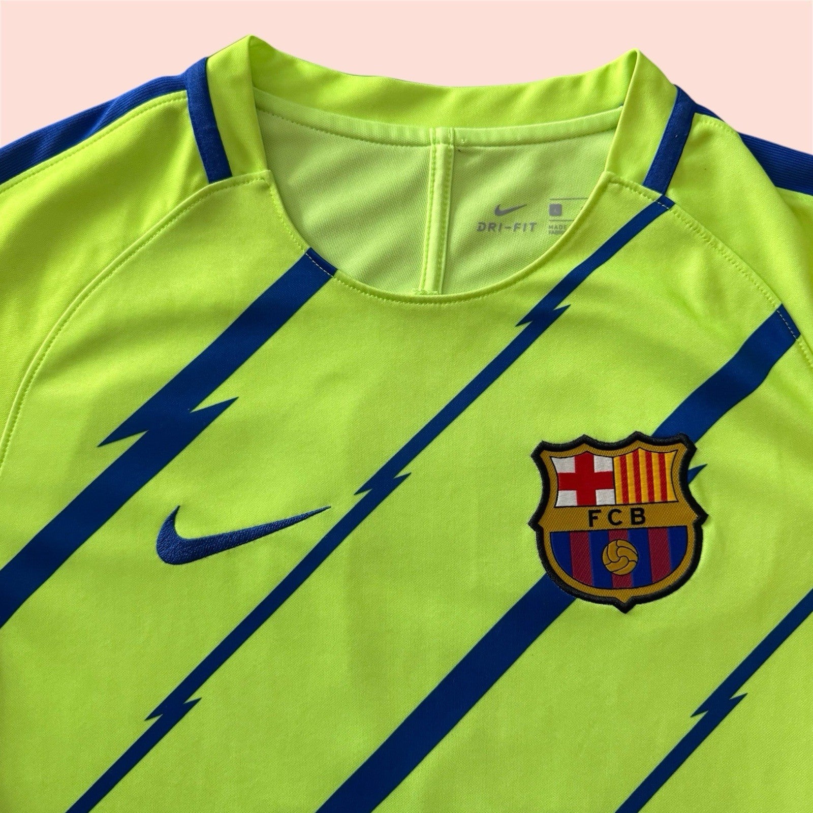 Nike FC Barcelona Soccer Football Training Kit Jersey Mens Large