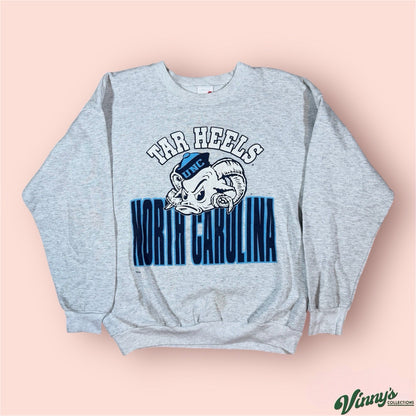 Vintage Artex NCAA North Carolina UNC Tar Heels  College Sweatshirt Mens Large