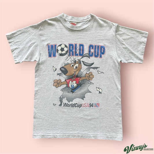 Vintage Nutmeg 1994 World Cup USA Stryker Mascot  Soccer Shirt Mens Medium