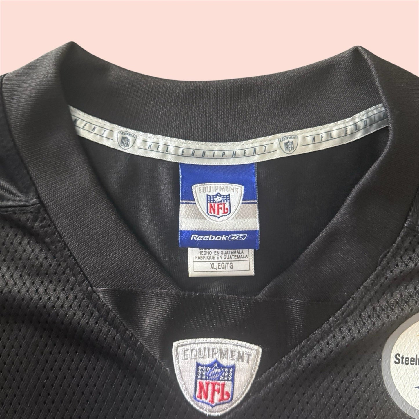 Reebok NFL Pittsburgh Steelers Troy Polamalu Football Jersey Mens XL