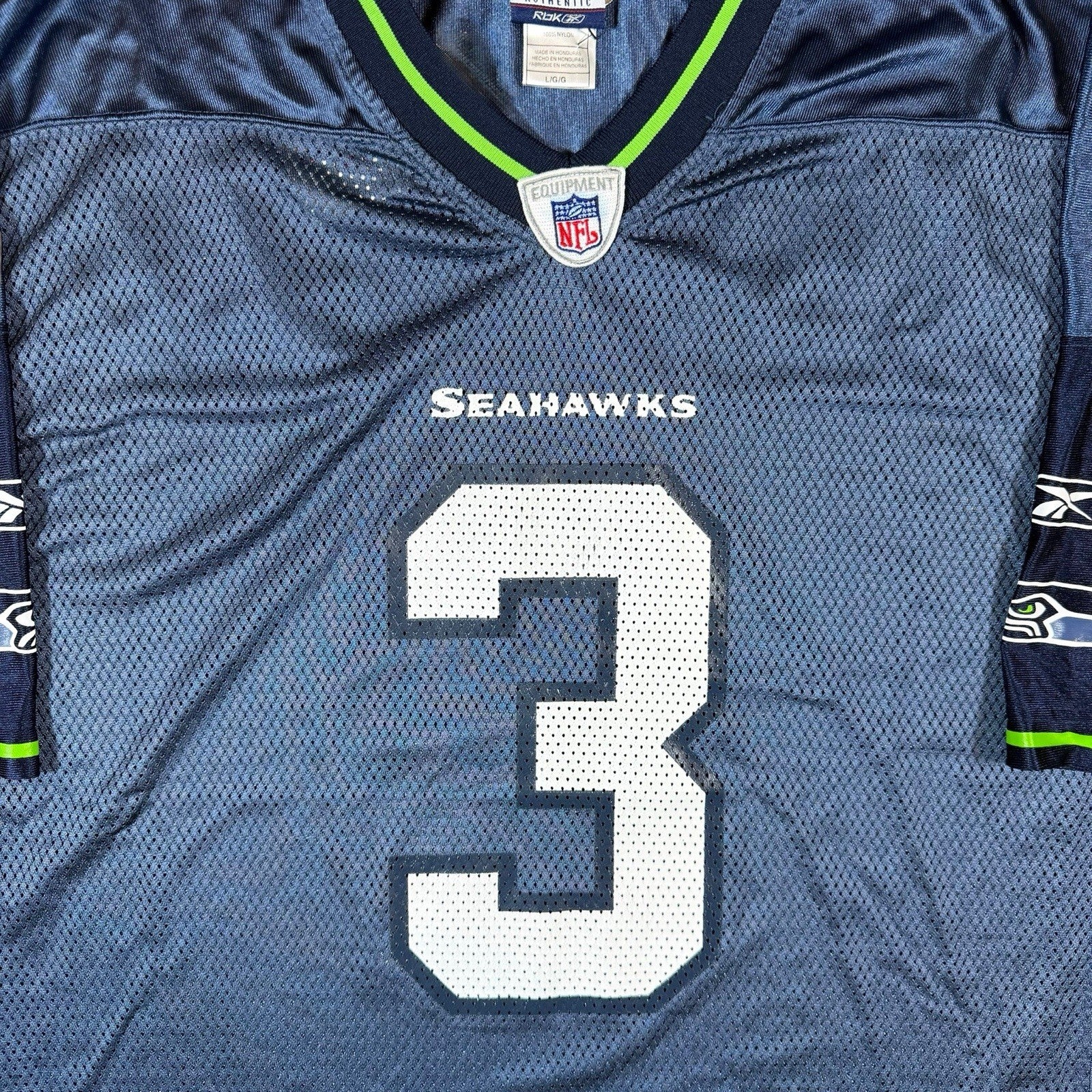 Reebok NFL Seattle Seahawks Josh Brown Football Jersey Mens Large