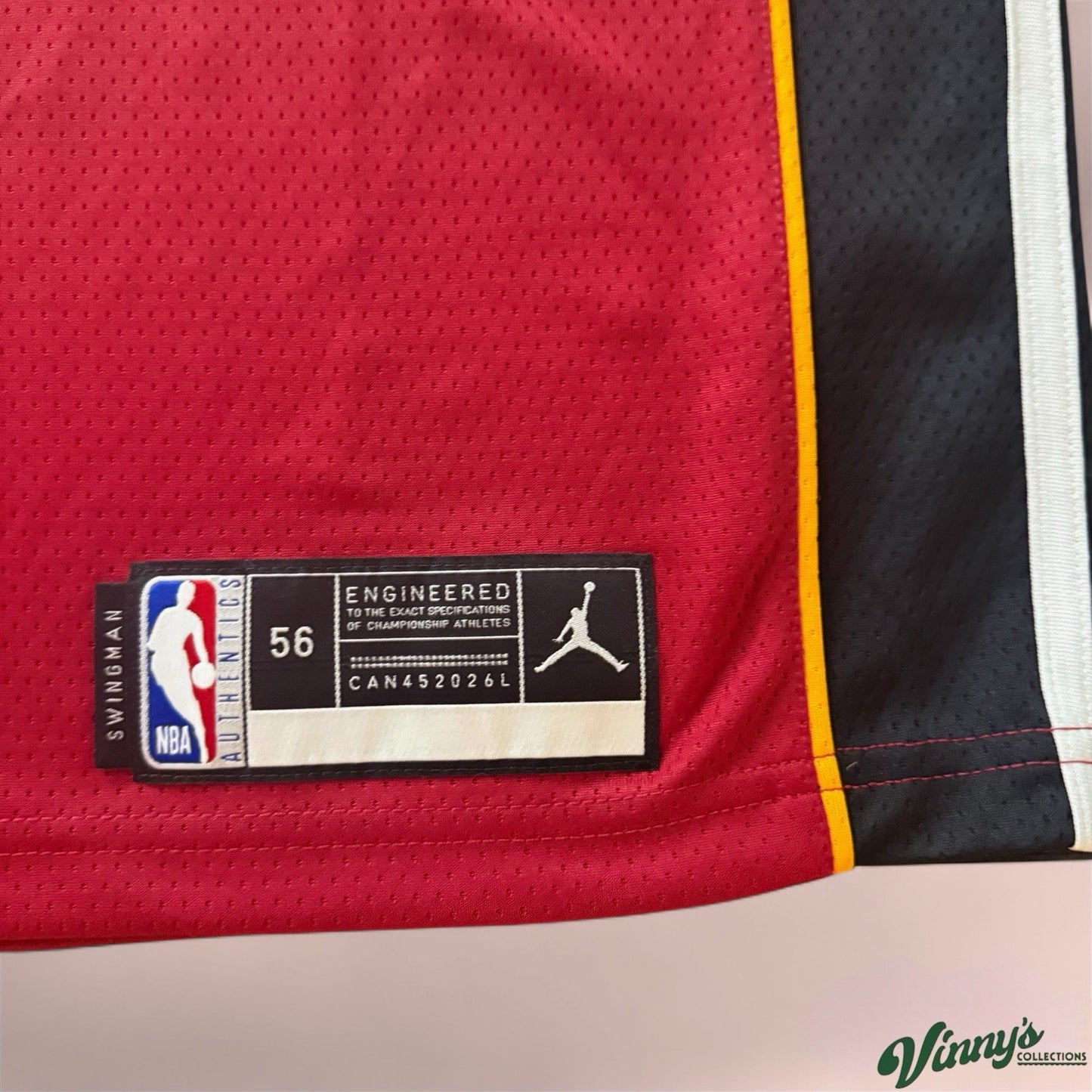 Jordan NBA Miami Heat Jimmy Butler Basketball Jersey Mens 56 2XL