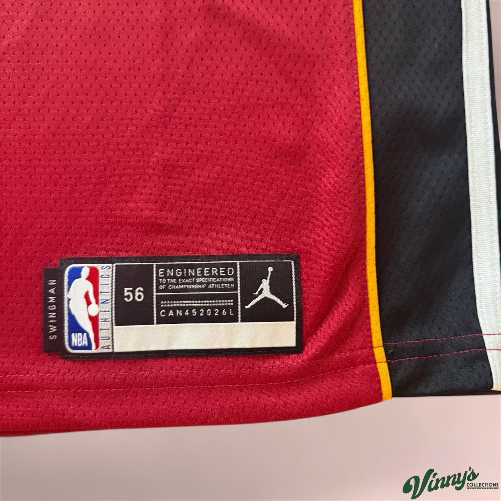 Jordan NBA Miami Heat Jimmy Butler Basketball Jersey Mens 56 2XL