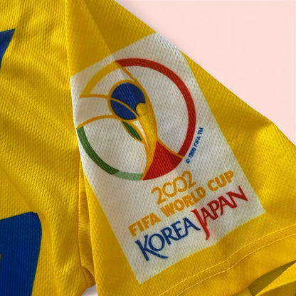 2002 World Cup Arre Penta Brasil Soccer Shirt Mens Medium