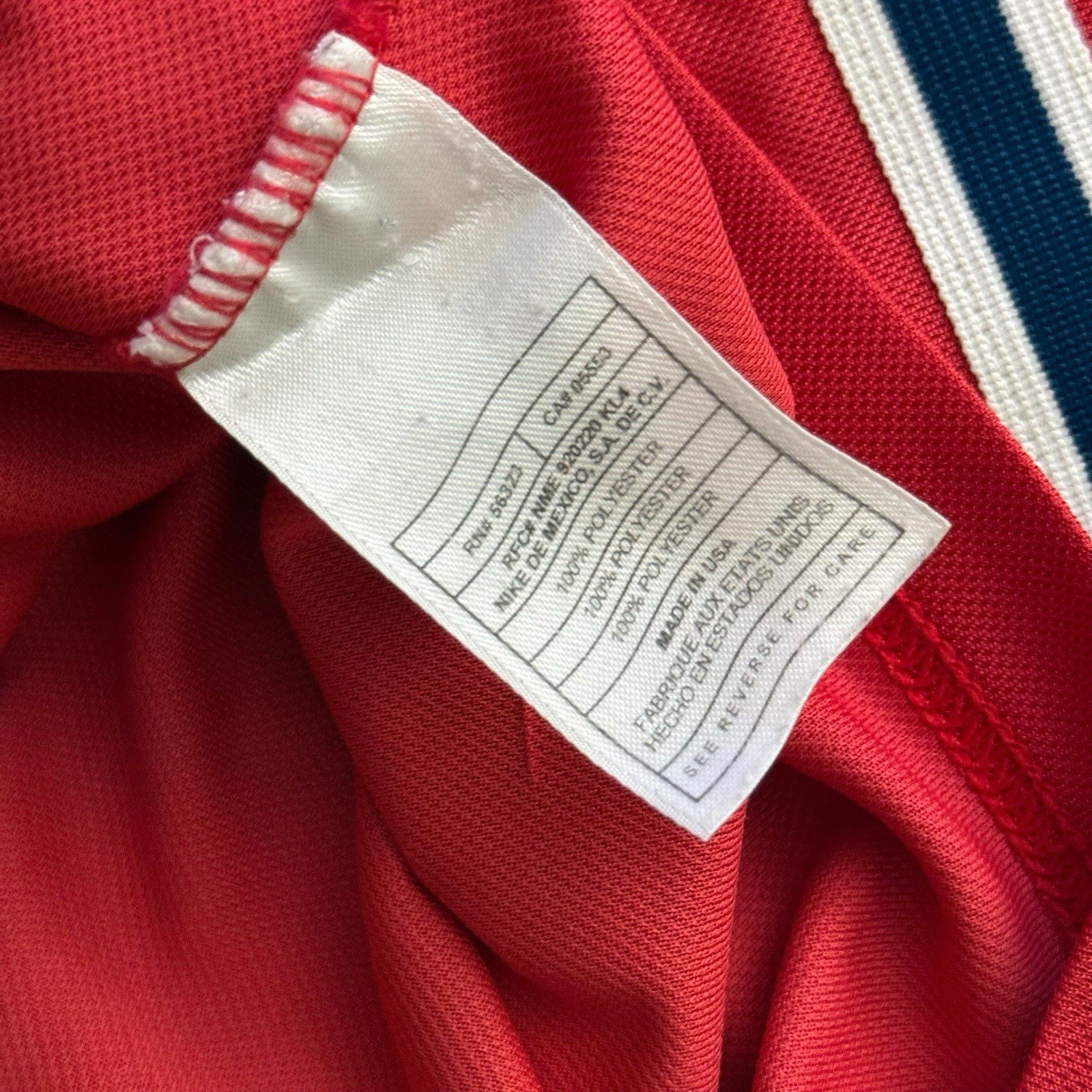 Nike 1998 USA Alexi Lalas USMNT Away Soccer Football Jersey Kit Mens XL