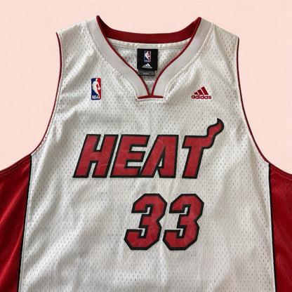 Adidas NBA Miami Heat Alonzo Mourning Basketball Jersey Mens Medium