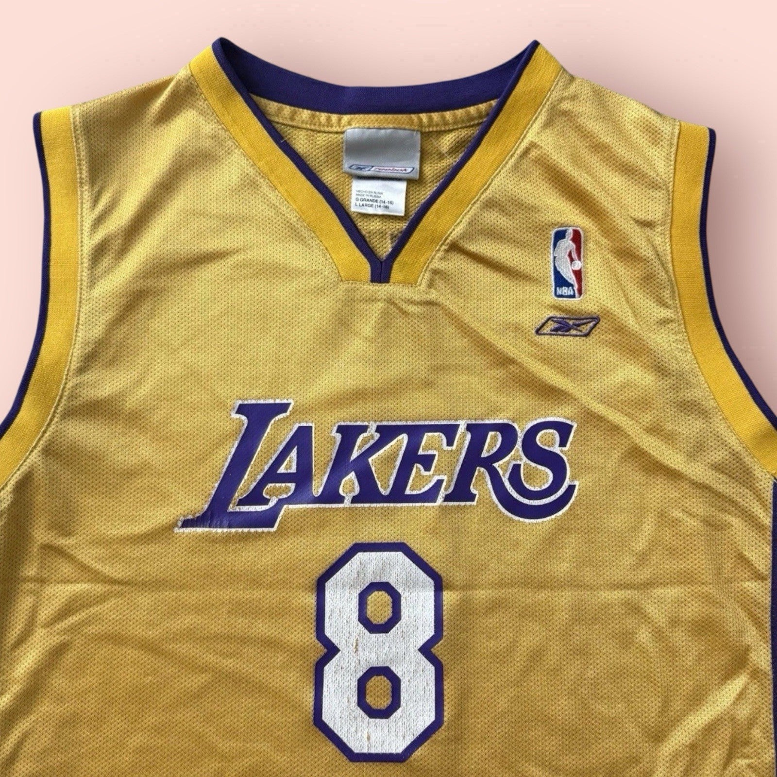 Champion NBA Los Angeles Lakers Kobe Bryant Basketball Jersey Youth Large