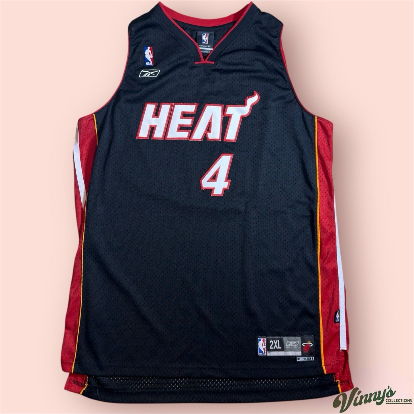 Reebok NBA Miami Heat Caron Butler Basketball Jersey Mens 2XL