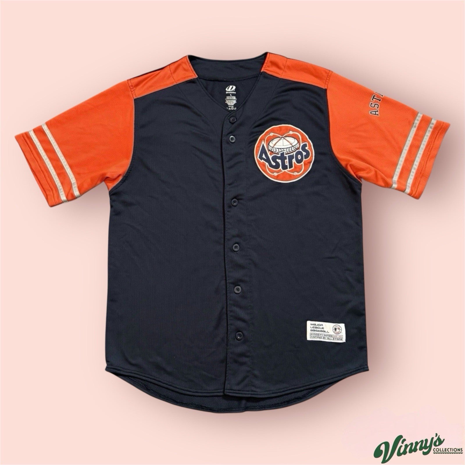 Dynasty MLB Houston Astros Baseball Jersey Mens Large