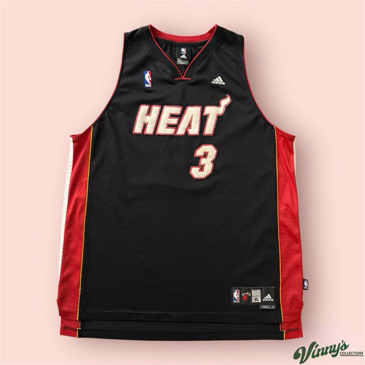 Adidas NBA Miami Heat Dwyane Wade Basketball Jersey Mens XL