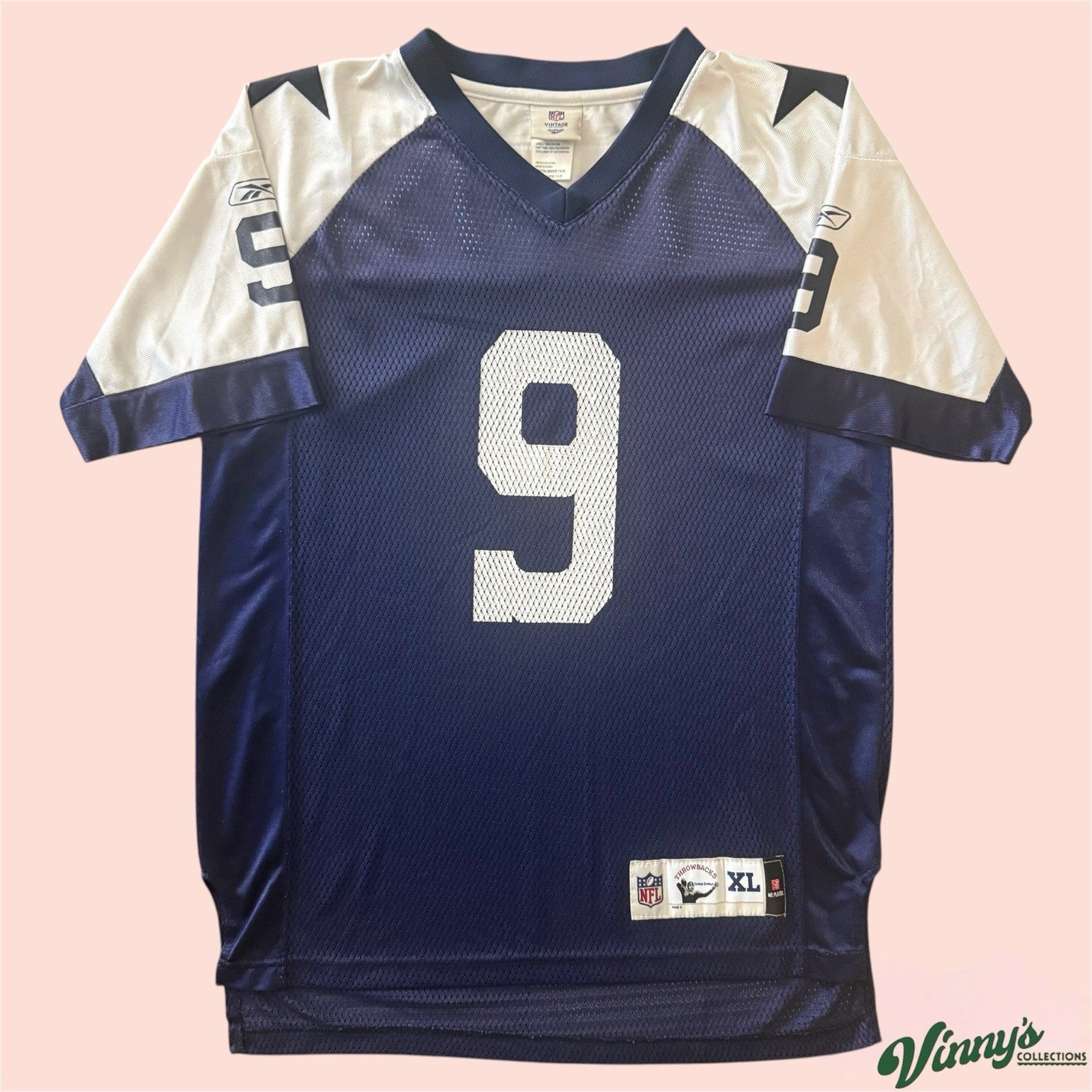 Reebok NFL Dallas Cowboys Tony Romo Football Jersey Youth XL