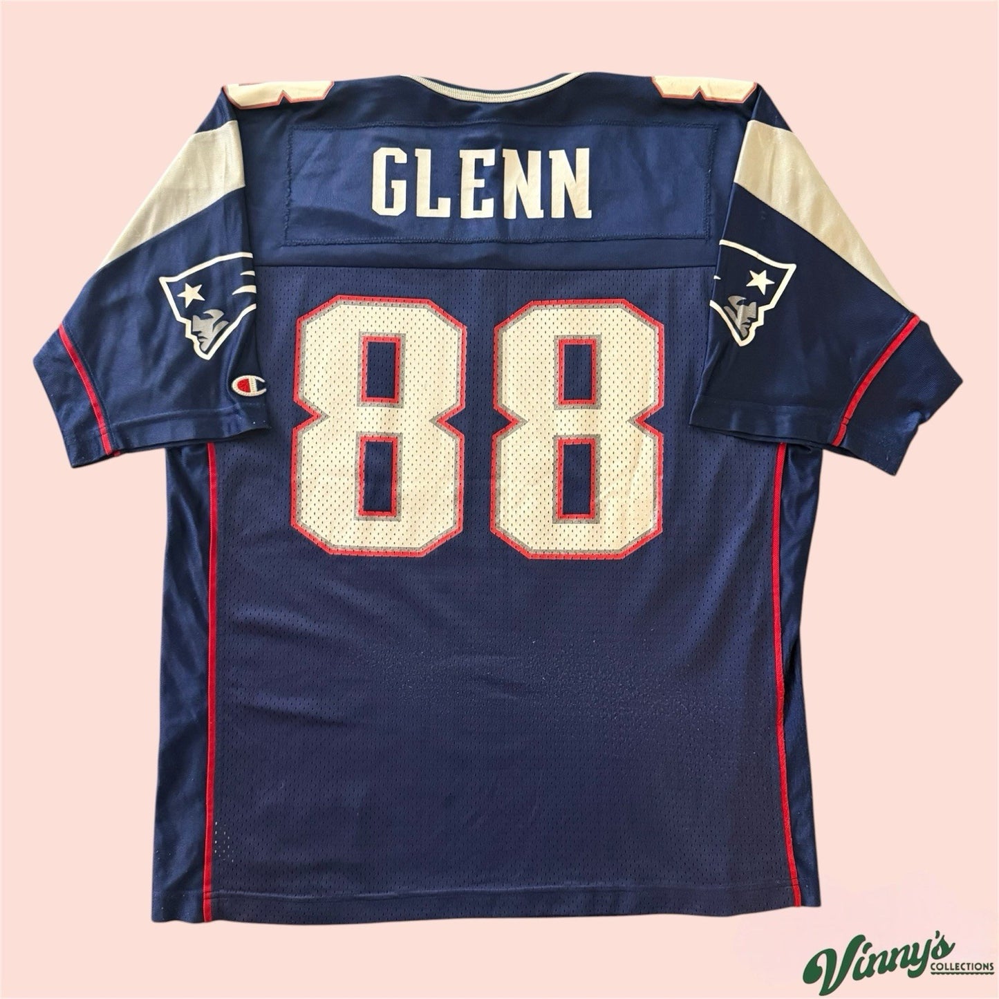 Champion NFL New England Patriots Terry Glenn Football Jersey Mens 40 Medium