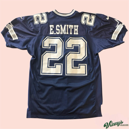 Nike NFL Dallas Cowboys Emmitt Smith Football Onfield Stitched Jersey Mens 48 XL