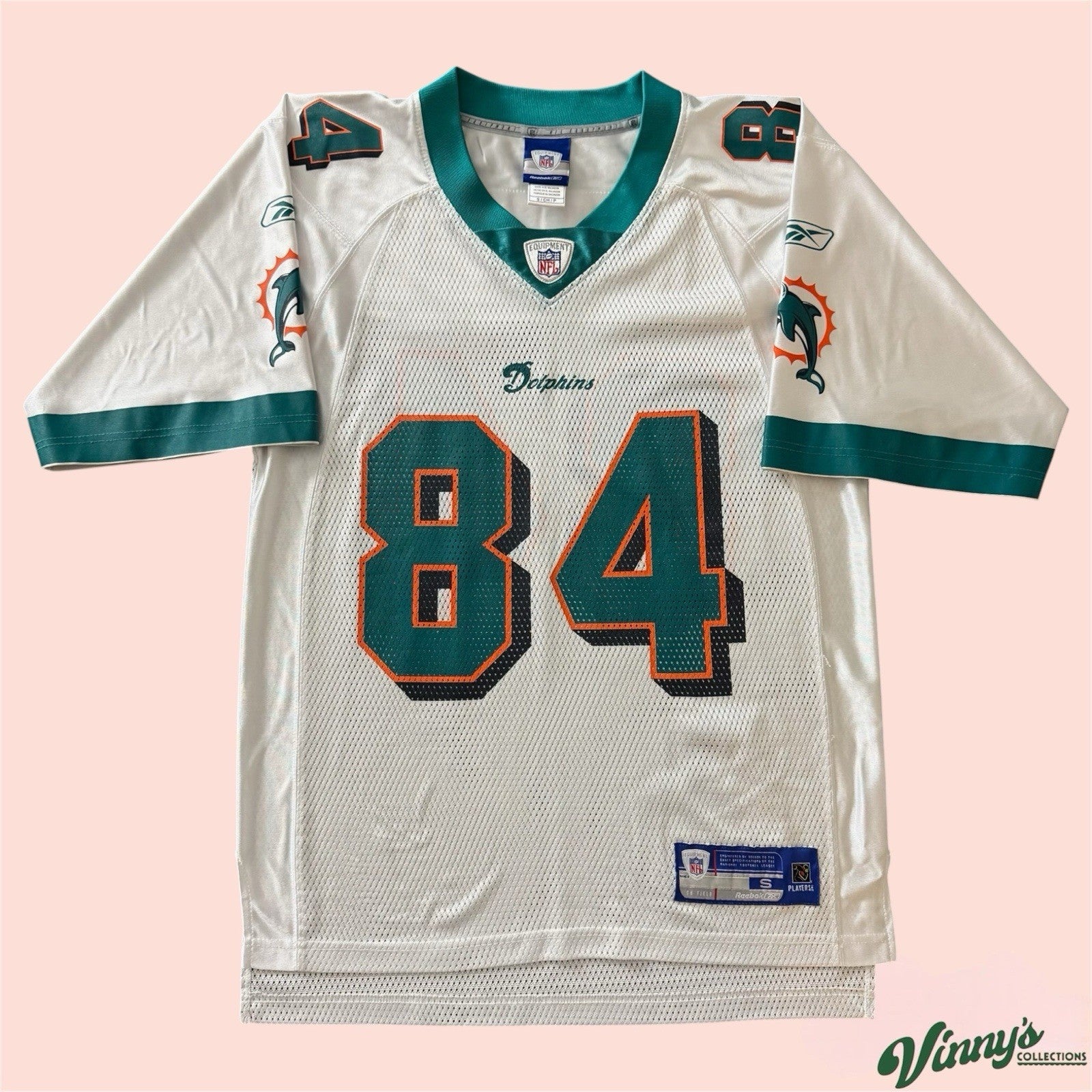 Reebok NFL Miami Dolphins Chris Chambers Football Jersey Mens Small