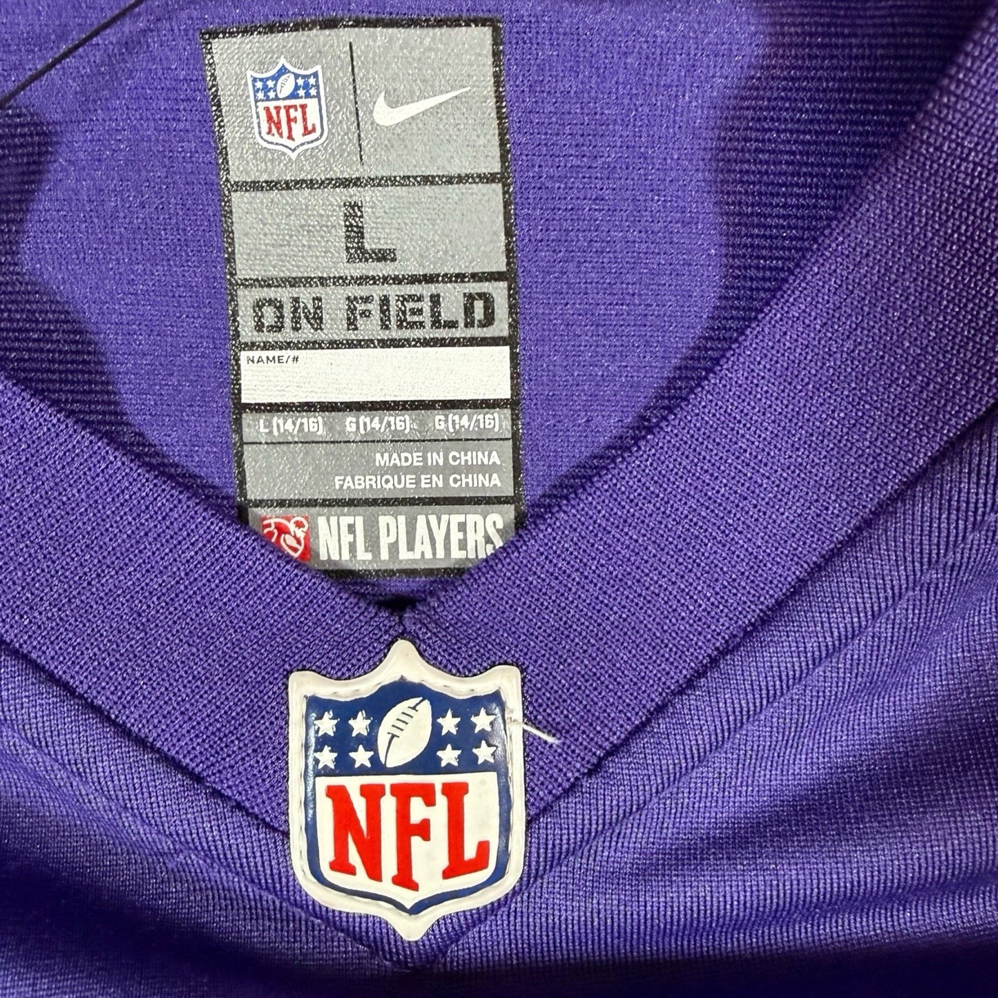 Nike NFL Baltimore Ravens Justin Tucker Football Jersey Mens Large