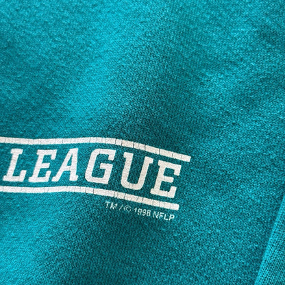 Vintage 1998 Lee Sport NFL Miami Dolphins Football Sweatshirt Mens Medium