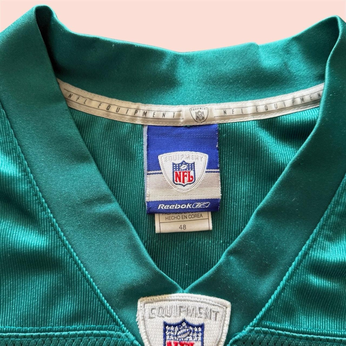 Vintage Reebok NFL Miami Dolphins #1 Authentic Football Jersey Mens XL