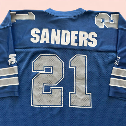 Vintage Starter NFL Dallas Cowboys Deion Sanders Football Jersey Youth XL