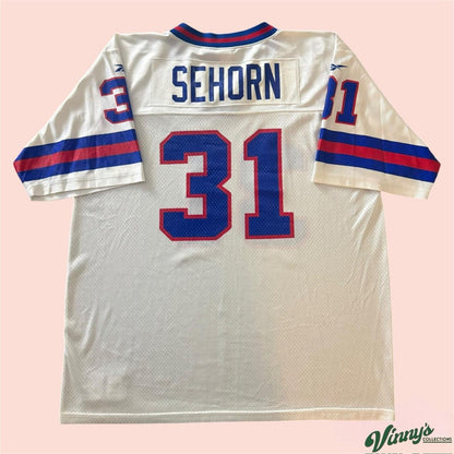 Vintage Reebok NFL New York Giants Jason Seahorn Football Jersey Mens XL