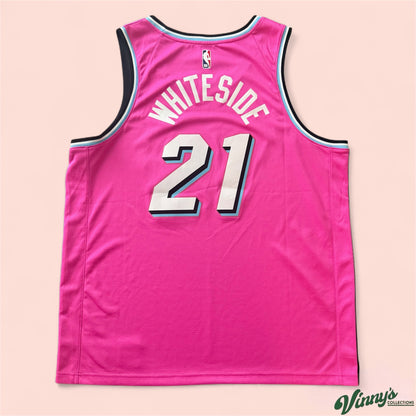 Nike NBA Miami Heat Hassan Whiteside Basketball Jersey Mens 56 2XL