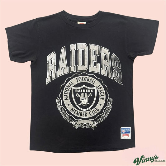 Vintage 90s Nutmeg Los Angeles Raiders Football Shirt Mens Medium