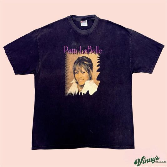 Vintage 00s Y2K Hanes Patti LaBelle When a Woman Loves Shirt Mens XL