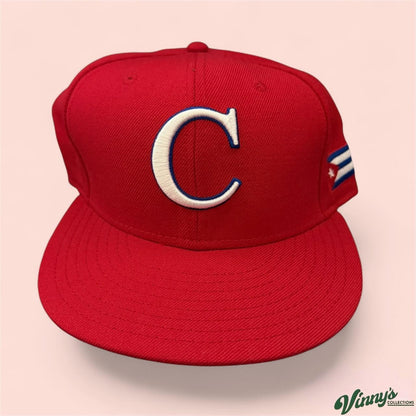 New Era Cuba World Baseball Classic WBC Fitted Hat 7 1/2