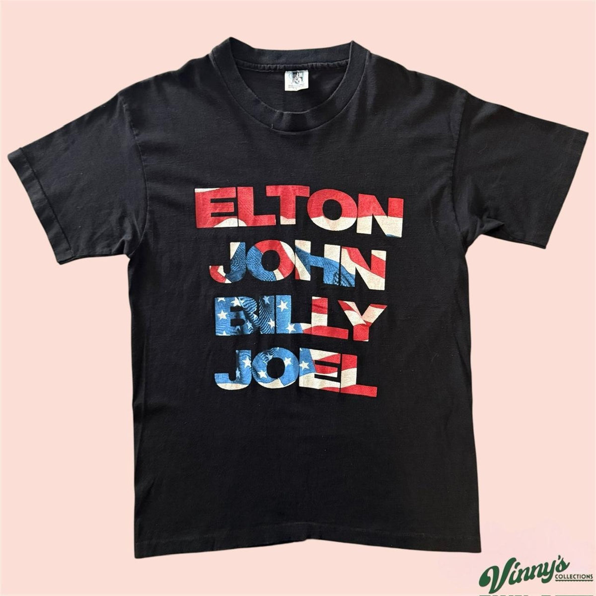 Vintage 90s Gem Elton John & Billy Joel 1994 Tour Shirt Mens Large