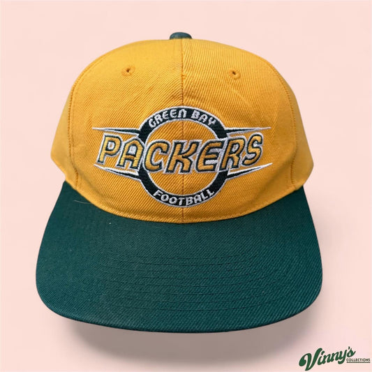 Vintage 90s NFL Green Bay Packers Football Snapback Hat