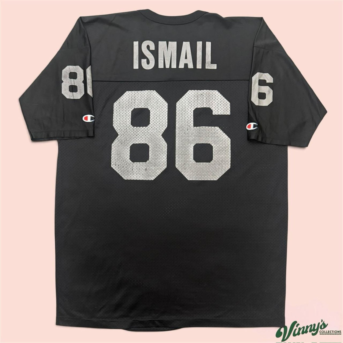 Vintage 90s Champion LA Oakland Raiders Rocket Ismail Football Jersey Mens 48 XL