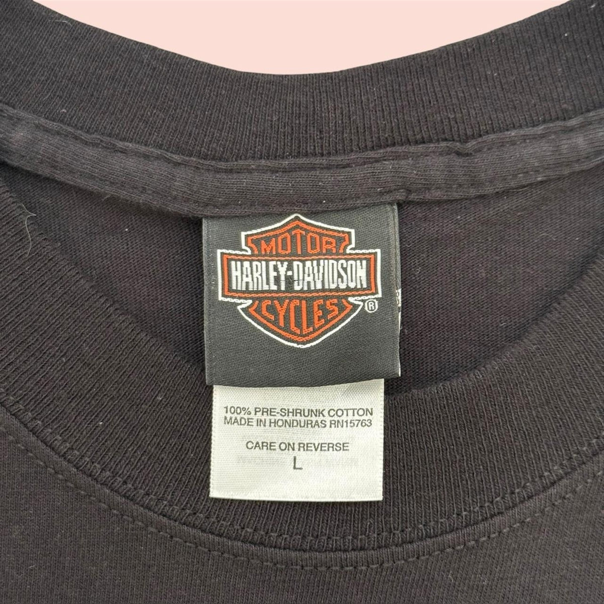 Vintage Harley Davidson Just Ride Temecula California Biker Shirt Mens Large