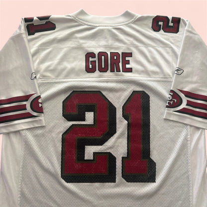 Reebok NFL San Francisco 49ers Frank Gore Football Jersey Mens Large