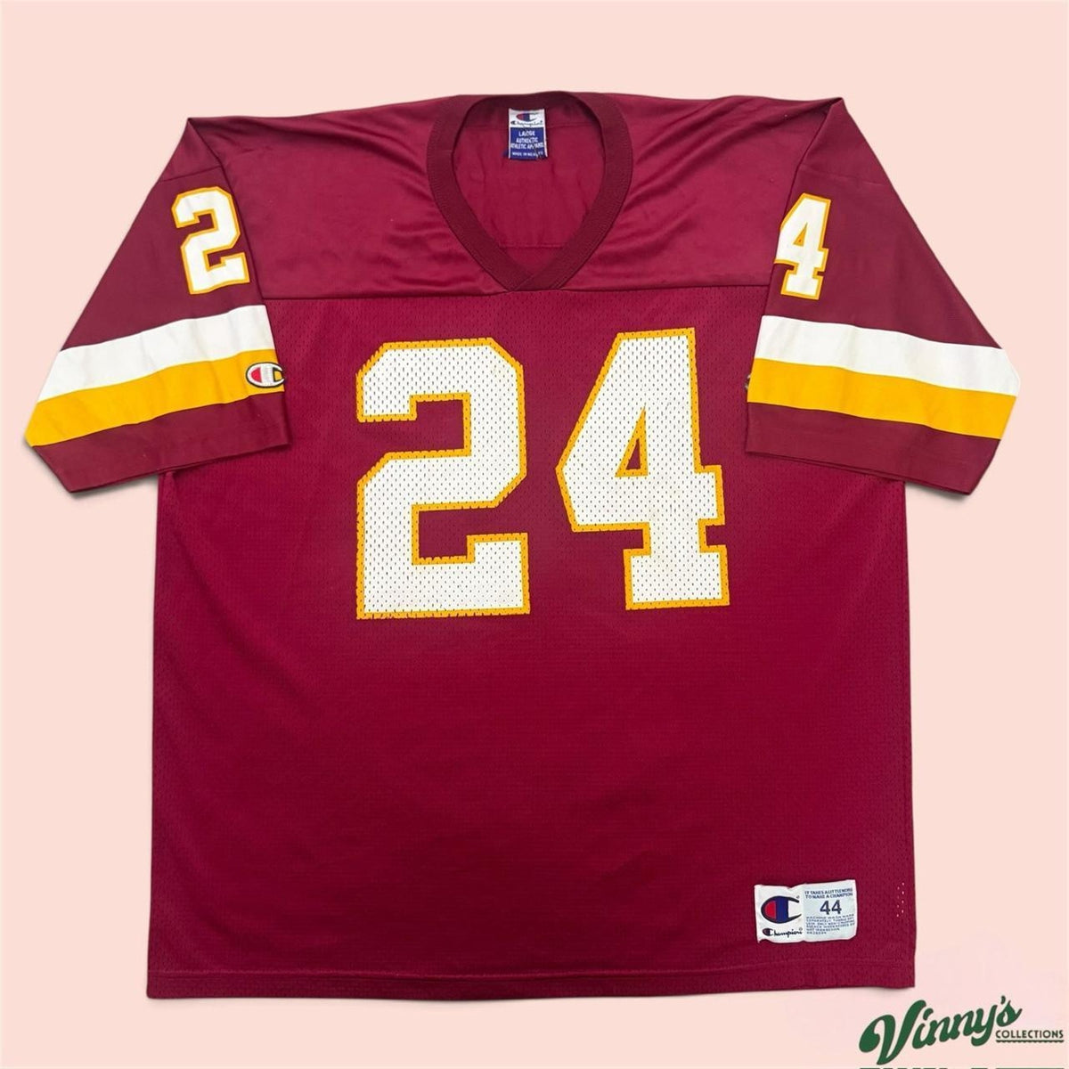 Vintage 90s Champion Washington Redskins Champ Bailey Football Jersey Mens Large