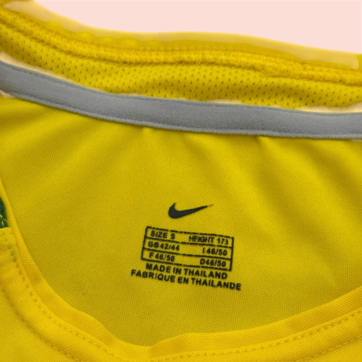 Vintage Y2K Nike Brazil National Team Ronaldinho Soccer Jersey Kit Mens SMall