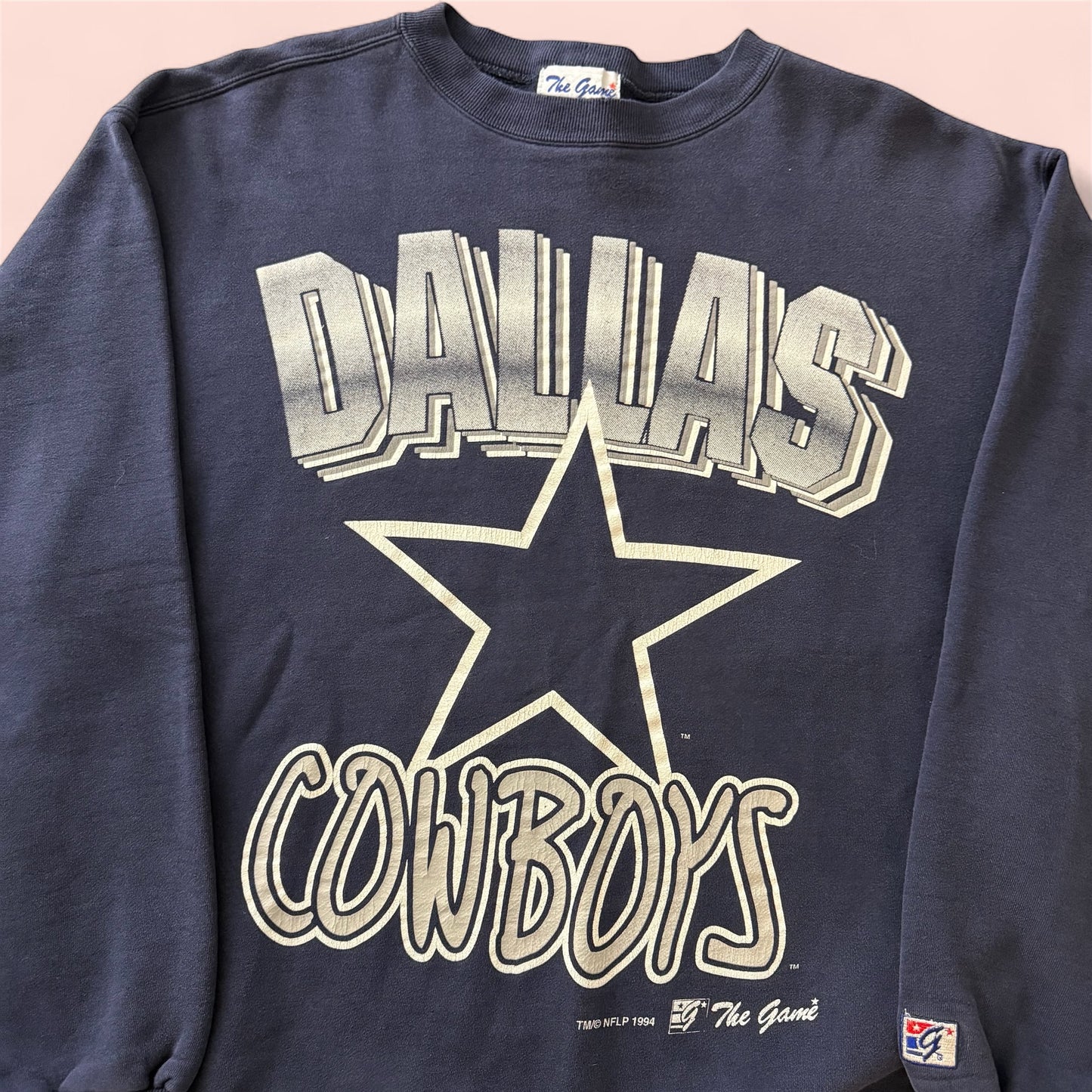 Vintage 1994 The Game NFL Dallas Cowboys Football Sweatshirt Mens XL