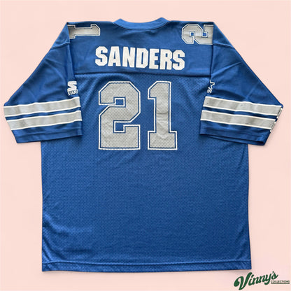 Vintage Starter NFL Dallas Cowboys Deion Sanders Football Jersey Youth XL