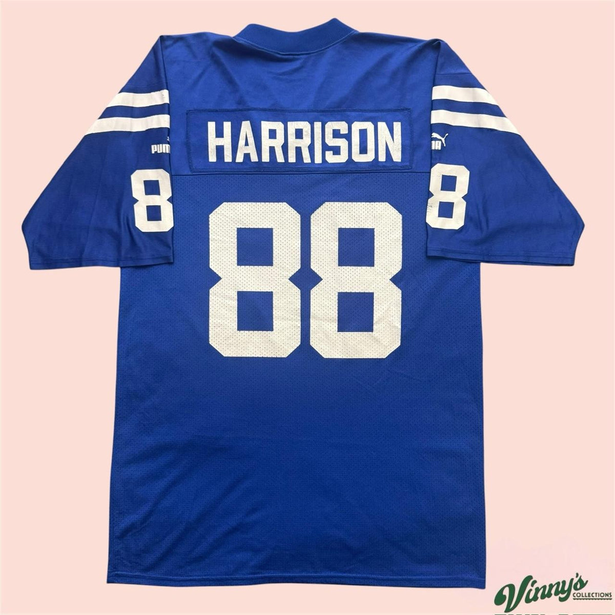 Vintage 90s Puma Indianapolis Colts Marvin Harrison Football Jersey Mens Large