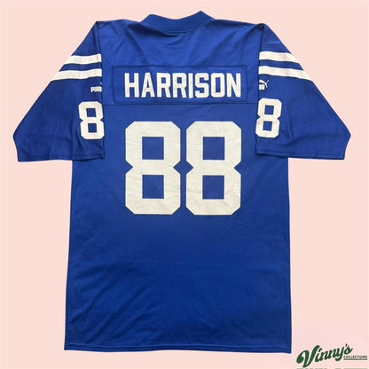 Vintage 90s Puma Indianapolis Colts Marvin Harrison Football Jersey Mens Large