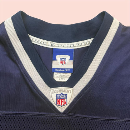 Vintage Reebok NFL New England Patriots Teddy Bruschi Football Jersey Mens XL