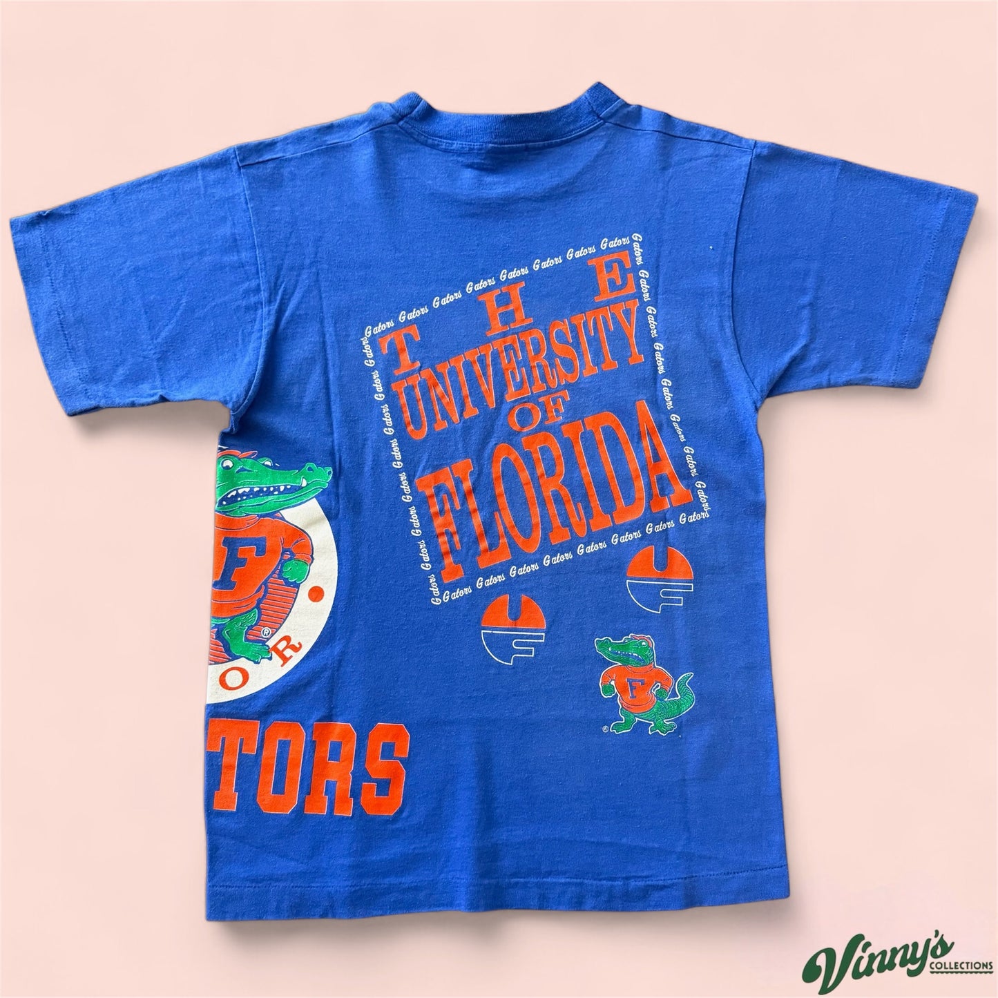 Vintage NCAA Florida Gators AOP College Shirt Mens Medium