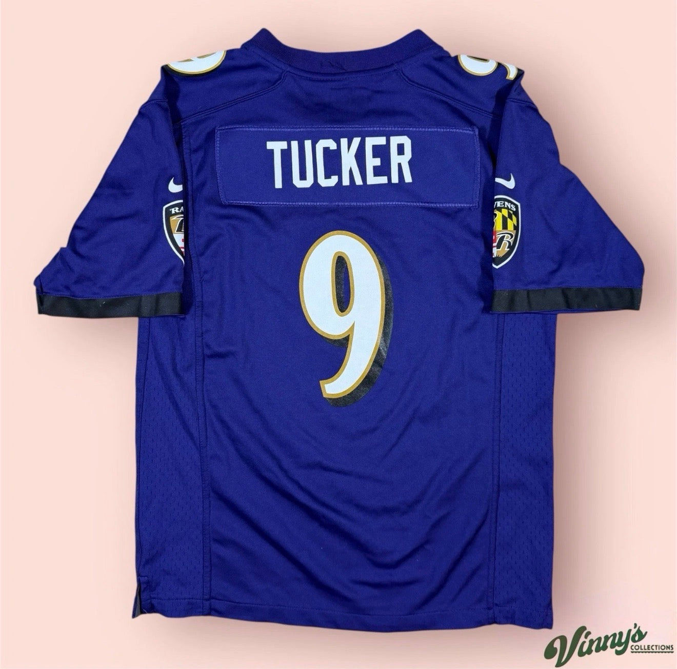 Nike NFL Baltimore Ravens Justin Tucker Football Jersey Mens Large